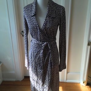 Dvf Diane von Furstenberg wrap dress 8 purple